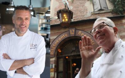 Chef Perbellini at the helm of 12 Apostoli restaurant: the ‘Home’ he had always dreamed of