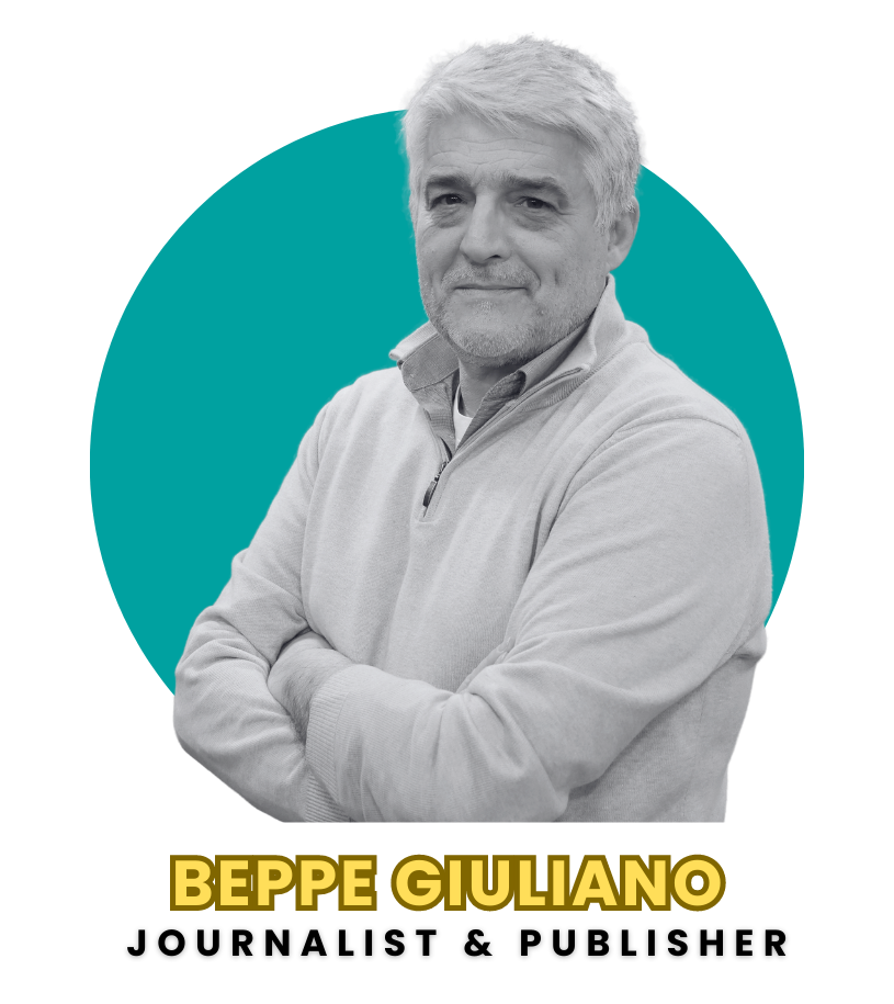 Beppe-Giuliano, journalist and publisher