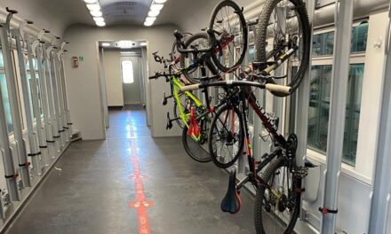 Cycling and Veneto: 896 new bike parking spaces on trains. You can travel all day for $3.50.  