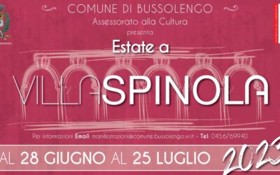 Summer at Villa Spinola: the cultural festival of Bussolengo. Theatre, dance, music and literature for all ages