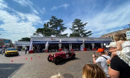 The Mille Miglia comes back to Verona and brings pilots from all over around the world 