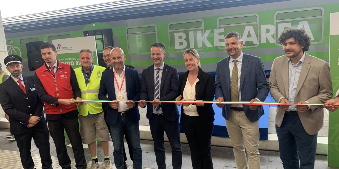 Trenitalia’s new service “Tutto bici” has been inaugurated at Porta Nuova’s train station