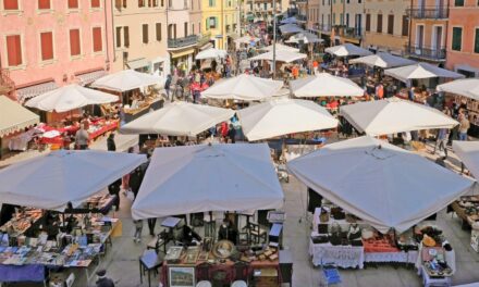The Antiques and Vintage Market in Valeggio sul Mincio