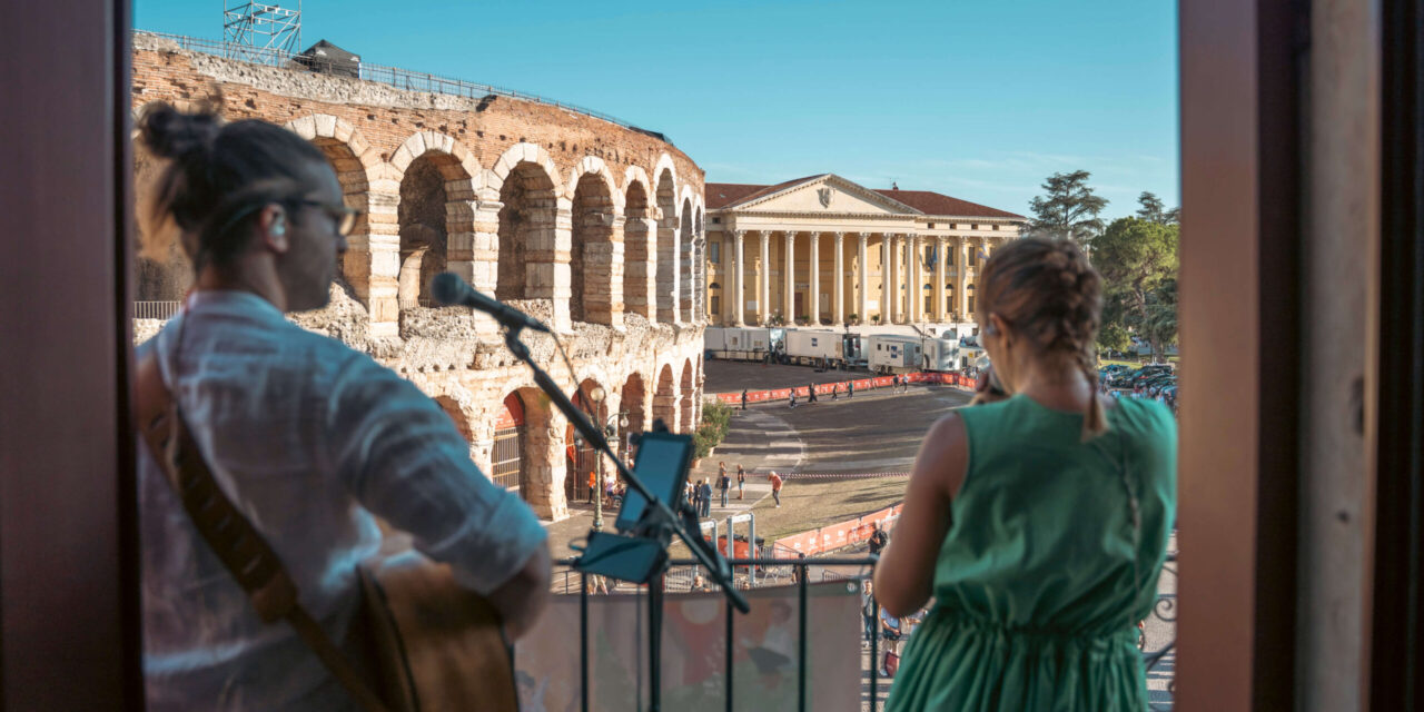Music from the balconies: emerging artists take over Verona