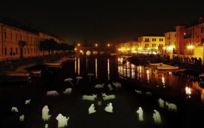 The underwater nativity scene in Peschiera