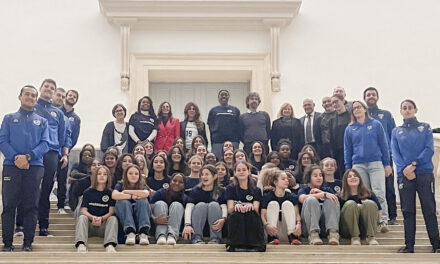 Basketball in pink with Unika, Verona’s only all-female club. 160 female members of 20 nationalities