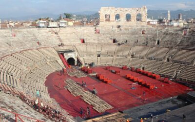 Epiphany weekend in Verona. Last chance to visit the Arena before it closes for a month