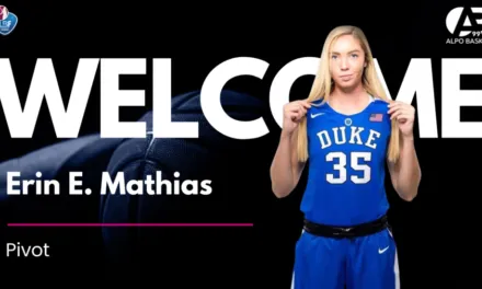 Erin Elizabeth Mathias, American Center, is Alpo Basket’s first signing for Serie A1